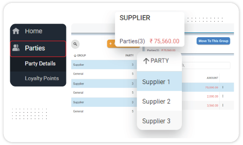 Supplier Management - Material Inventory Management Software