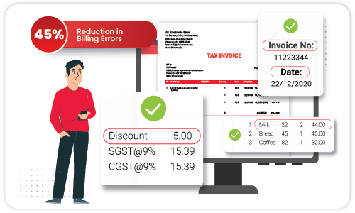 45% Reduction in Billing Errors