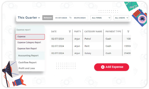 Expense Management - Photography POS Software