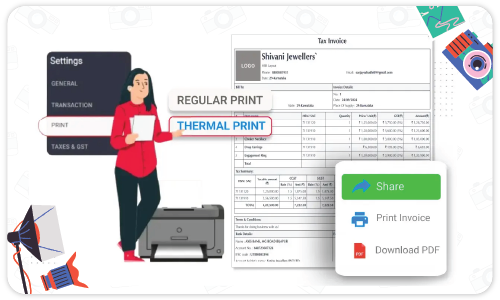 One Click Print & Share - Photography POS Software