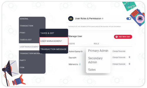 Staff Access and Permissions - Photography POS Software