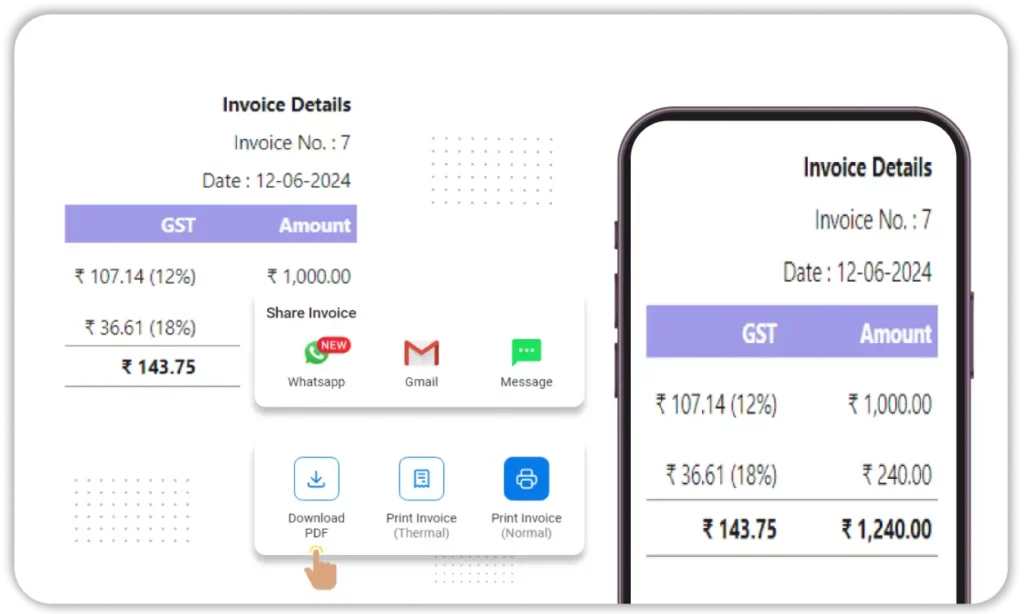 Whatsapp Invoice Sharing - Invoice App For Android