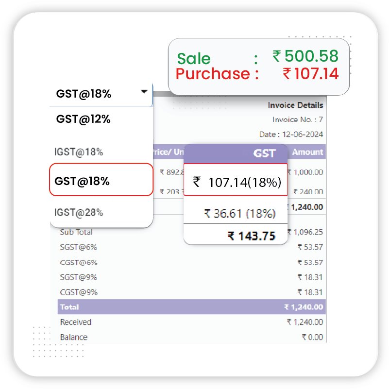 GST-Compliant Invoicing of Salon billing App