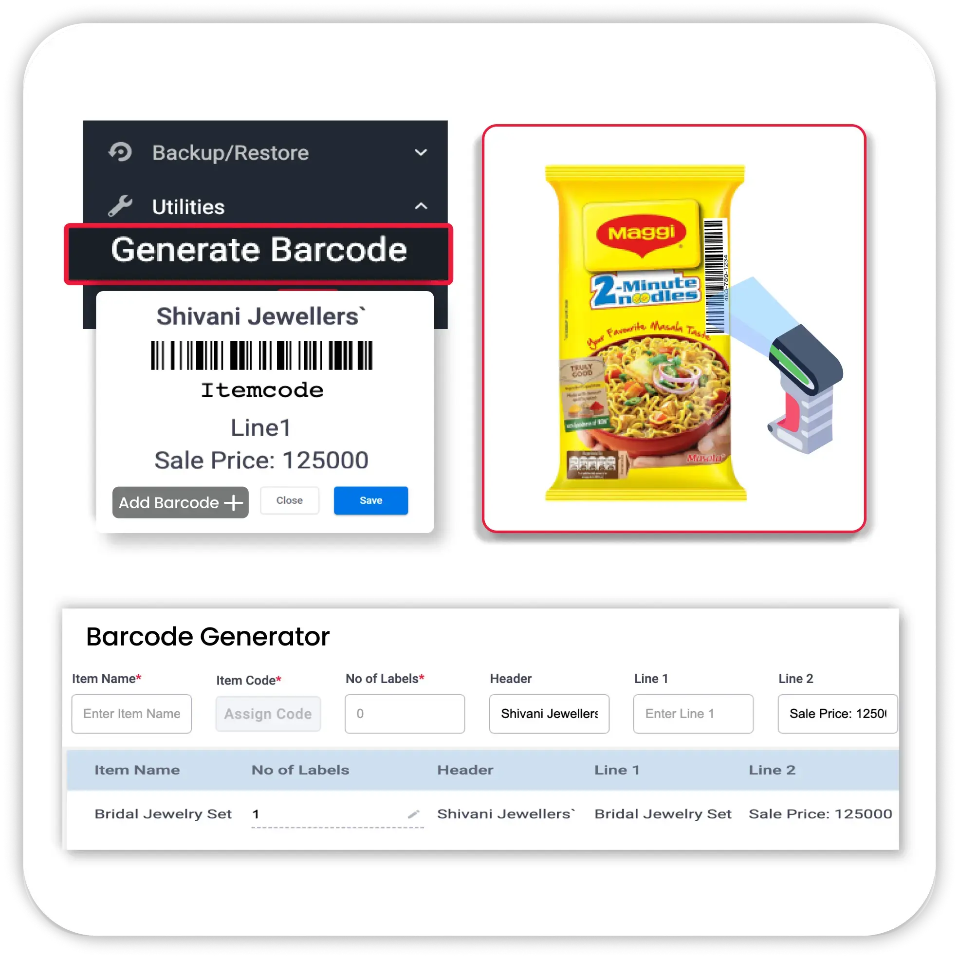 Smart Barcode Management