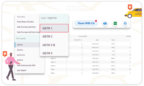 GST Compliance - Taxi Bill Generator