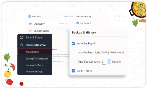 Auto Backup and Sync - Hotel Bill Generator