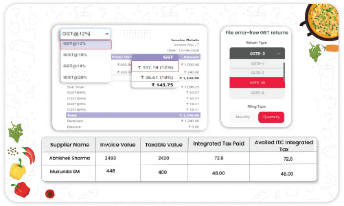 GST and Taxation Compliance - Hotel Bill Generator