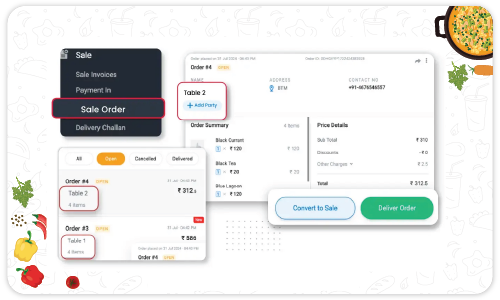 Table-wise Billing - Hotel Bill Generator