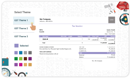 Customizable Invoice Templates