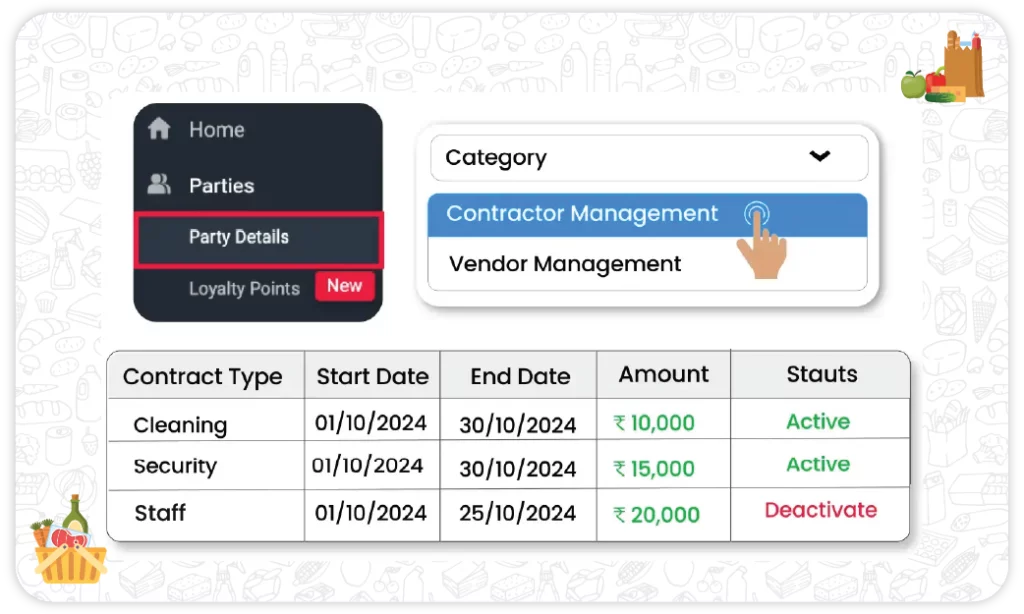 Vendor Management - Grocery Store Inventory Software