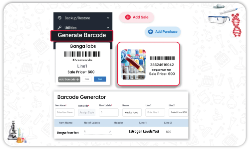 QR Code Generation for Equipment and Stock - Lab Inventory Software