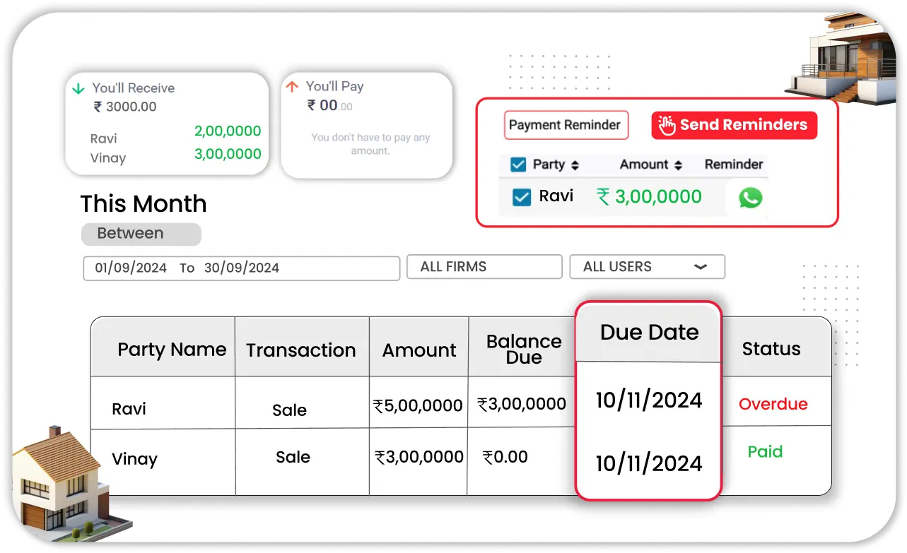 Tenant Payment History - Real Estate Accounting Software