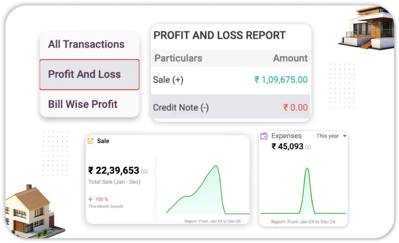 Profit and Loss Reports by Property - Real Estate Accounting Software