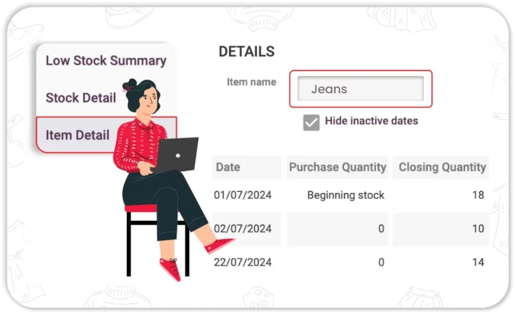 Inventory Adjustment - Clothing Inventory Management