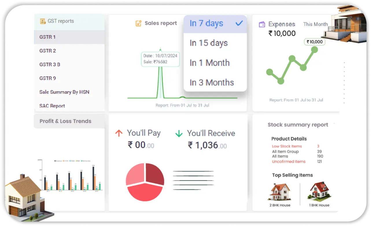 Customized Reports for Real Estate Businesses - Real Estate Accounting Software