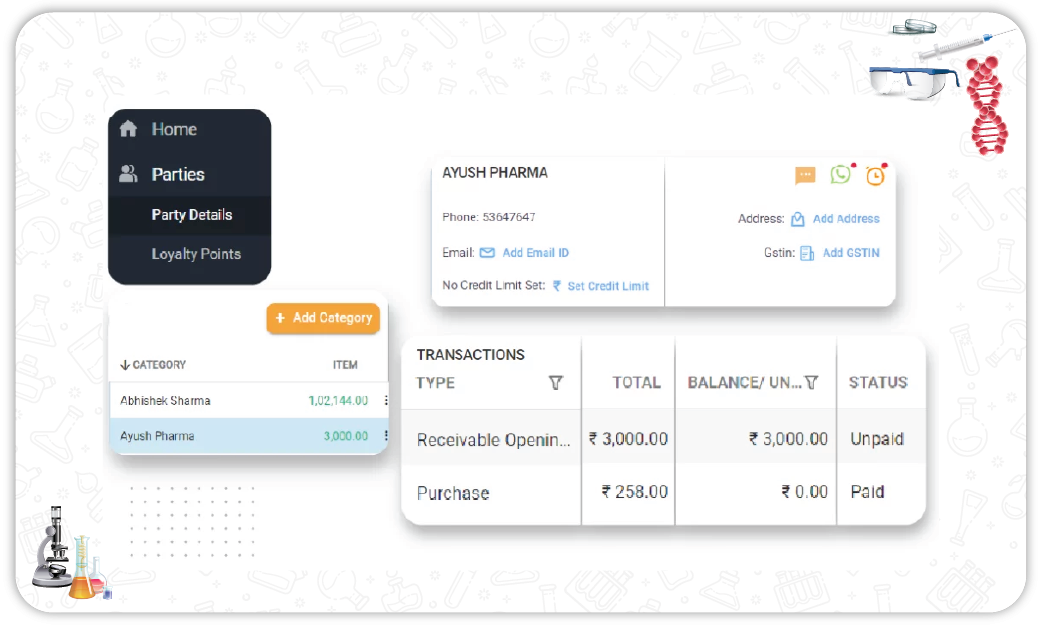 Supplier and Purchase Order Management - Lab Inventory Software