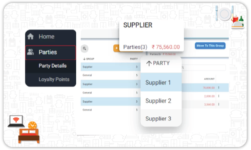 Supplier Management - Hotel Inventory Management Software