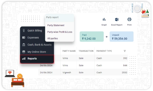 Customizable Reports - Hotel Inventory Management Software