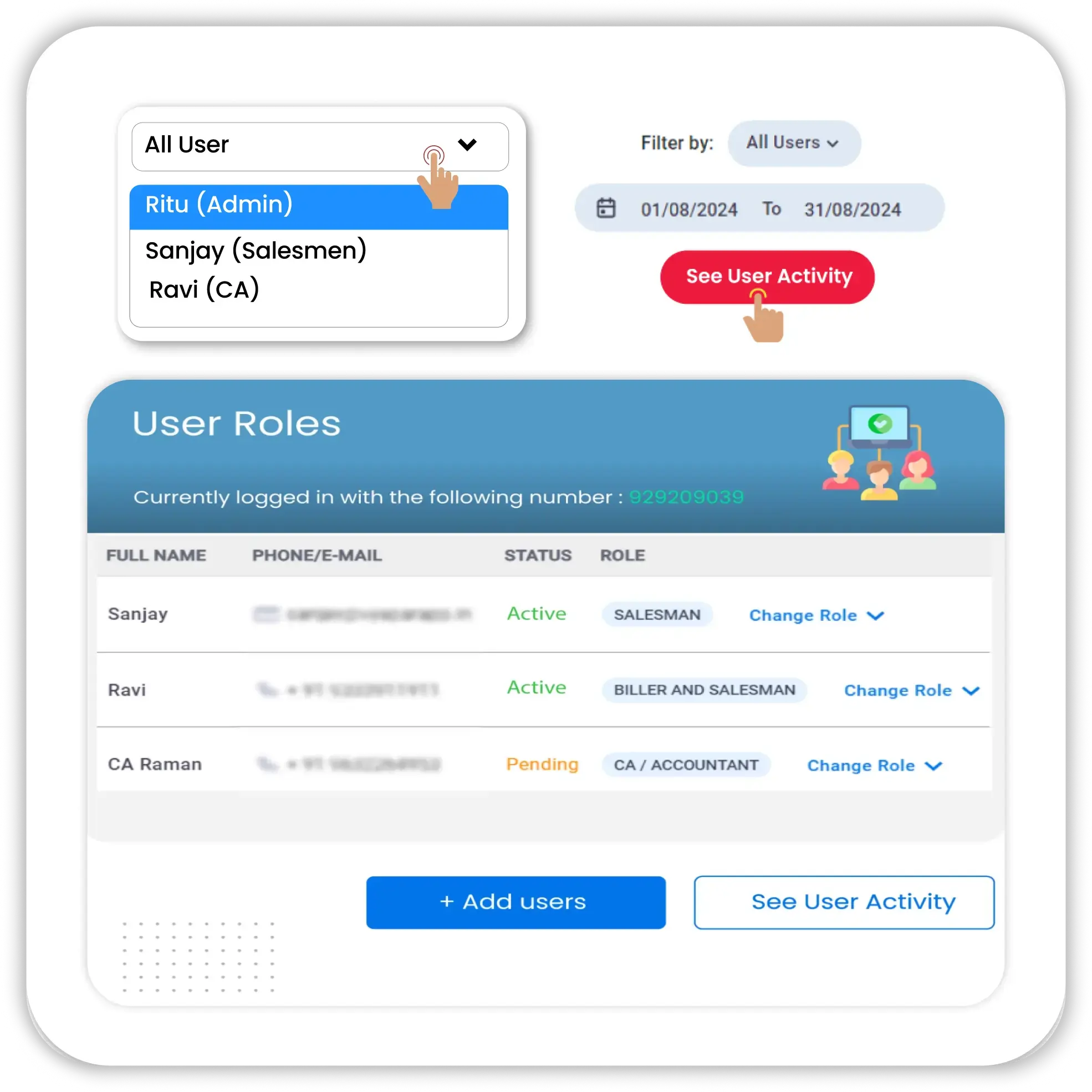 Multi-User Access with Role-Based Permissions