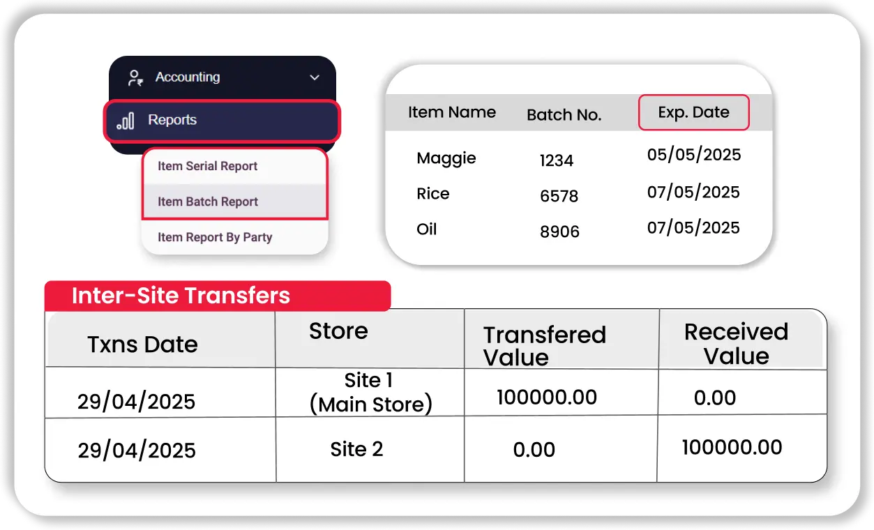 Inventory Management with Stock Tracking