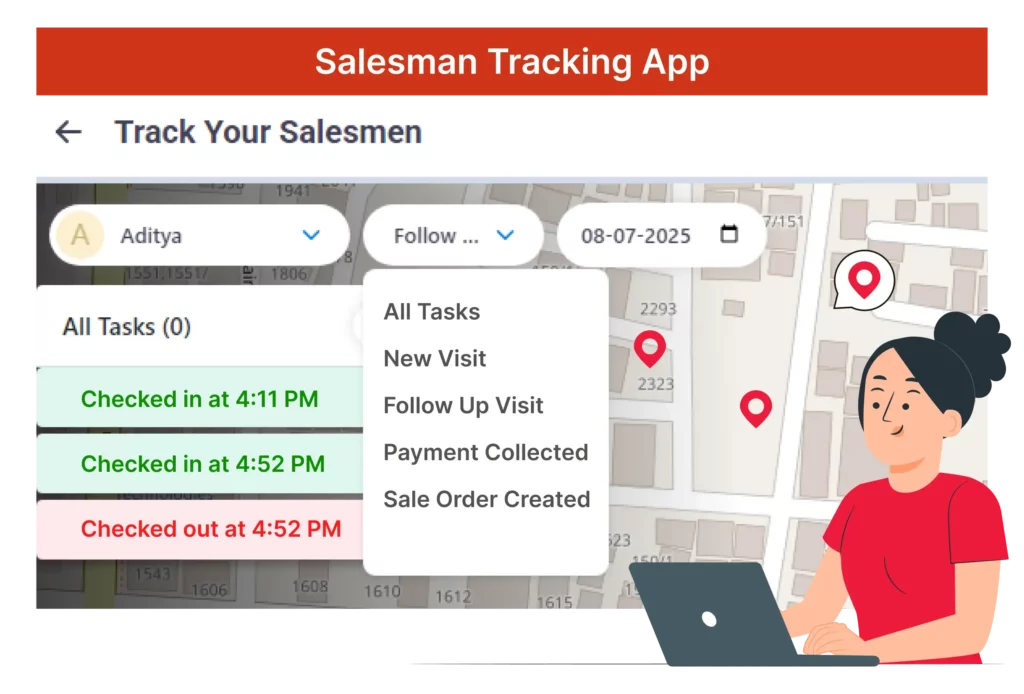 Salesman Tracking App | Software
