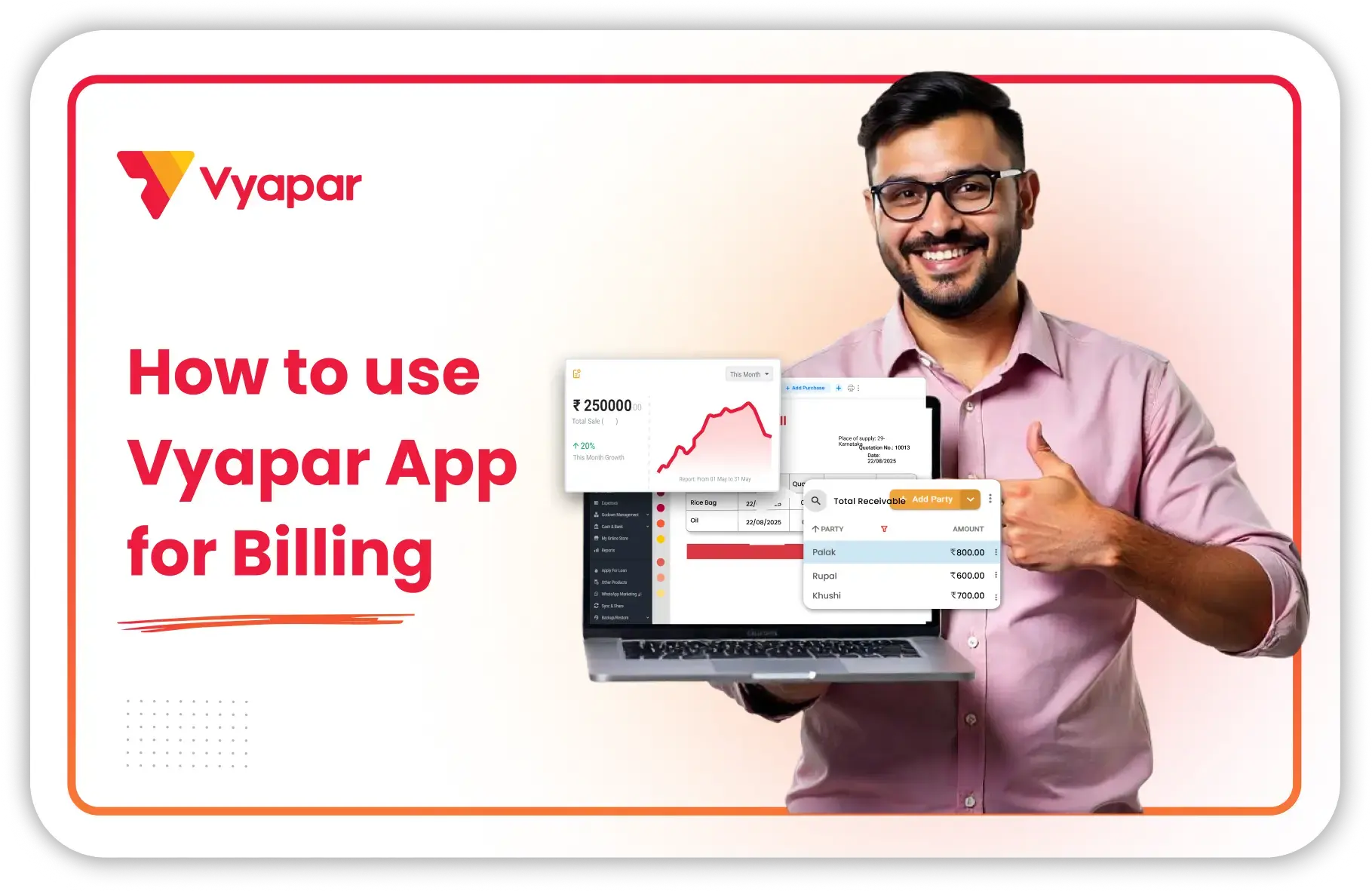 How to Use Vyapar App for Billing - A Guide for Small Business