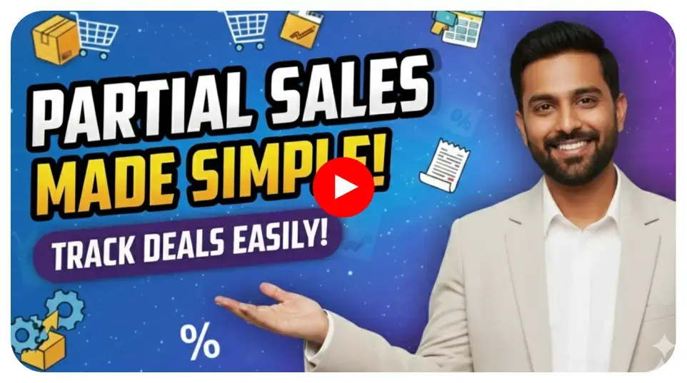 How to Manage Partial Sale Order