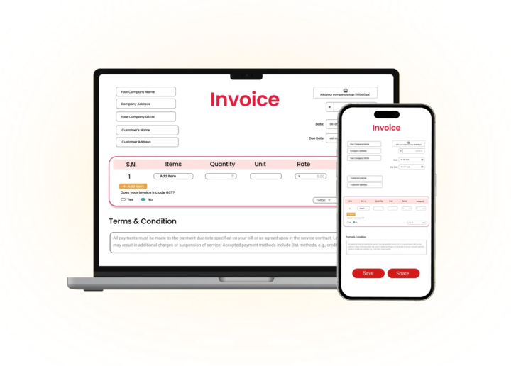 Invoice Generator Tool Image