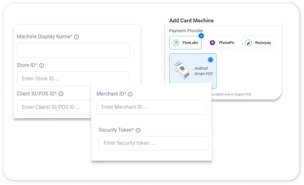 EDC / Card Swipe Machine