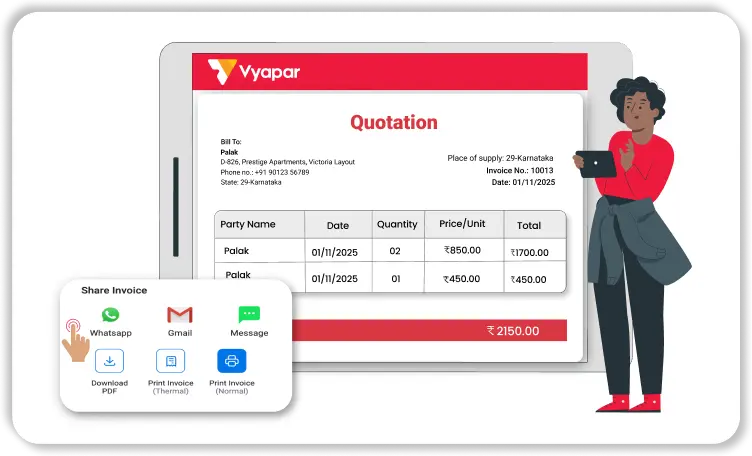 Create & Send Quotes On-the-Go