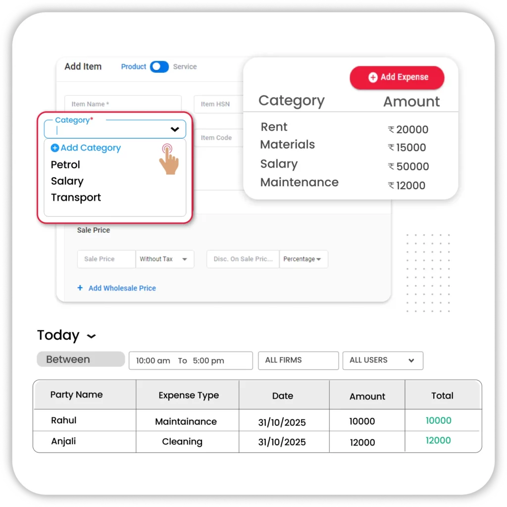 Expense Tracking & Service Billing