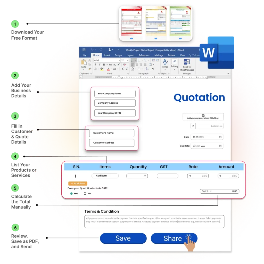 How to Make a Quotation in Word