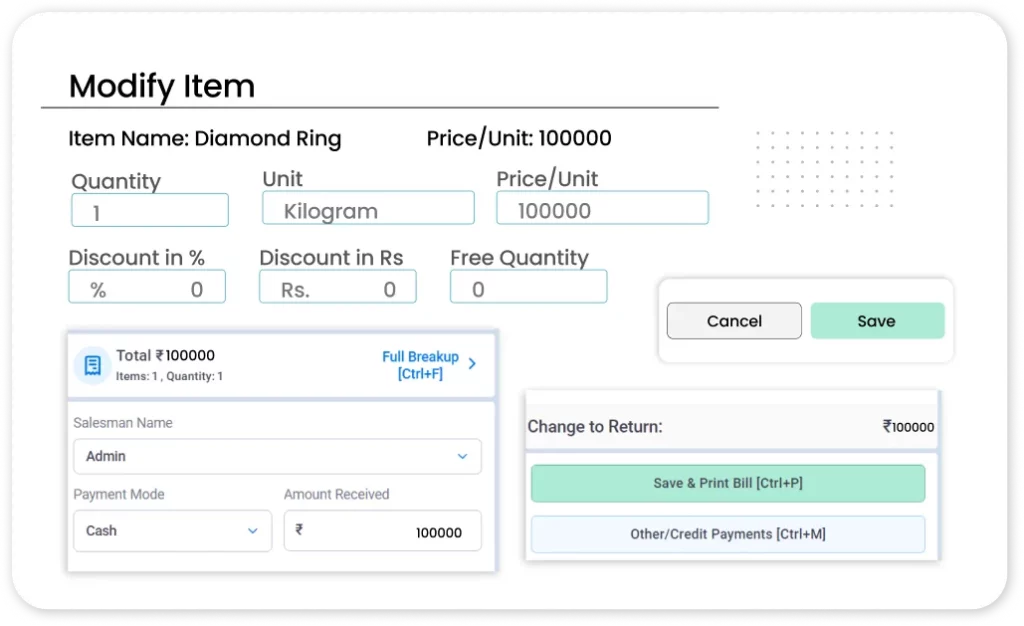 Weighing Scale Connection
