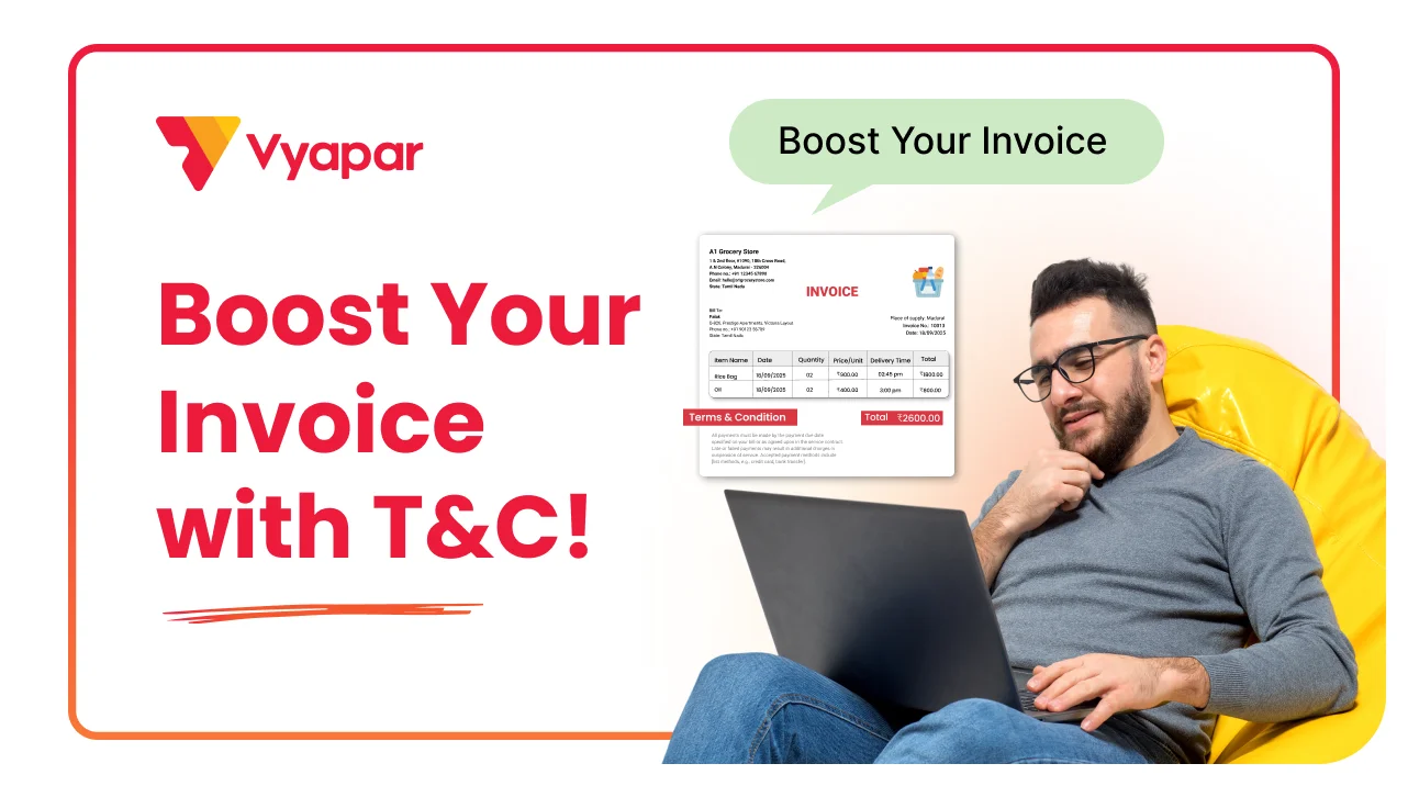 How to Print Terms and Conditions on Invoice