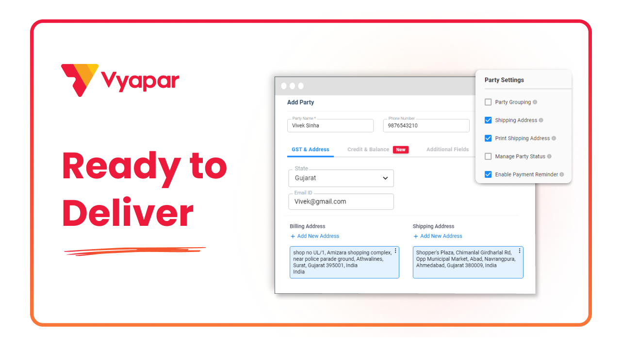 How To Add Shipping Address