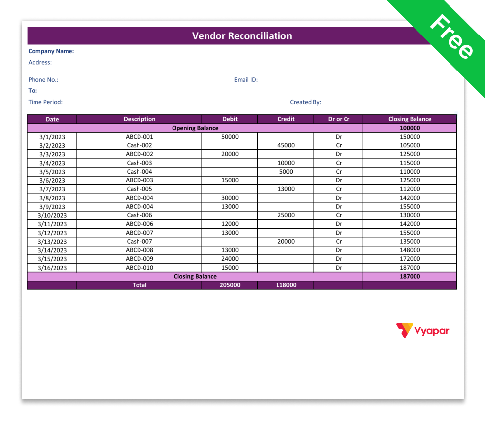 Vendor Reconciliation Format in PDF-3