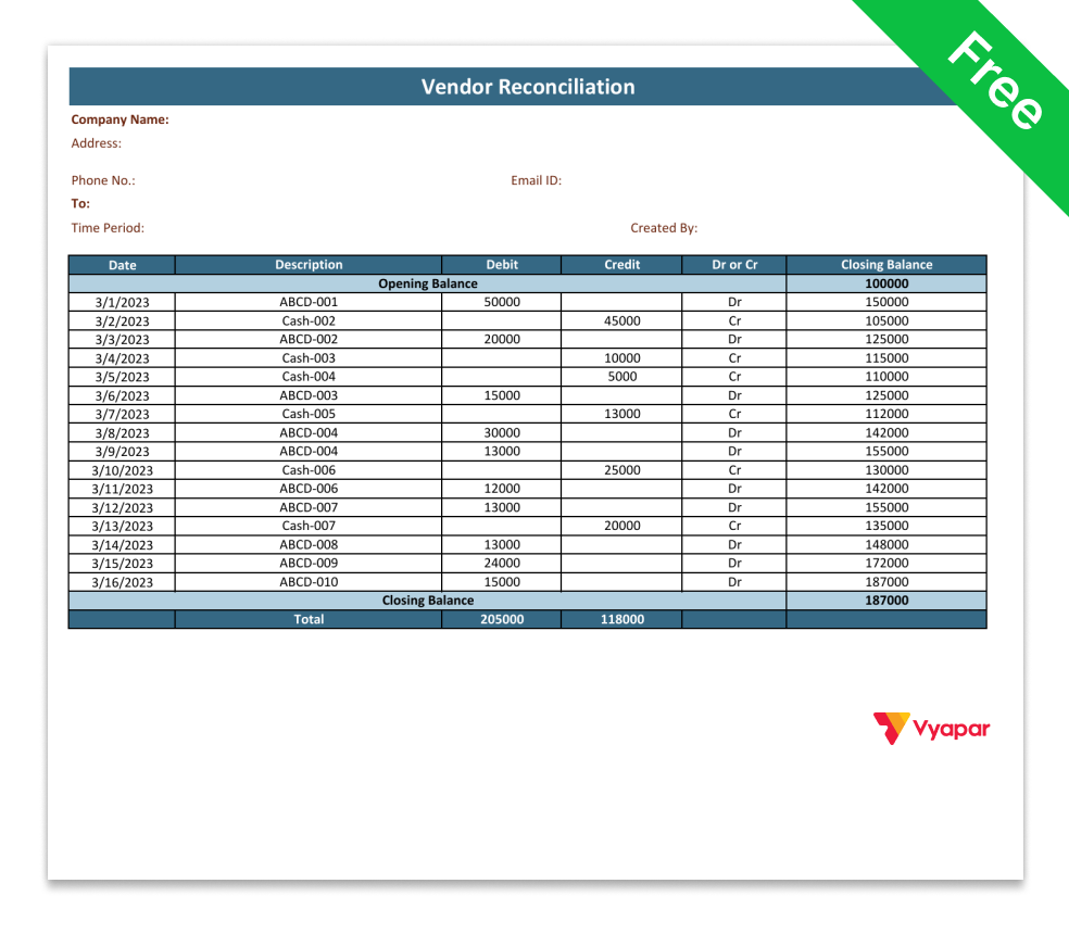 Vendor Reconciliation Format in Word-3