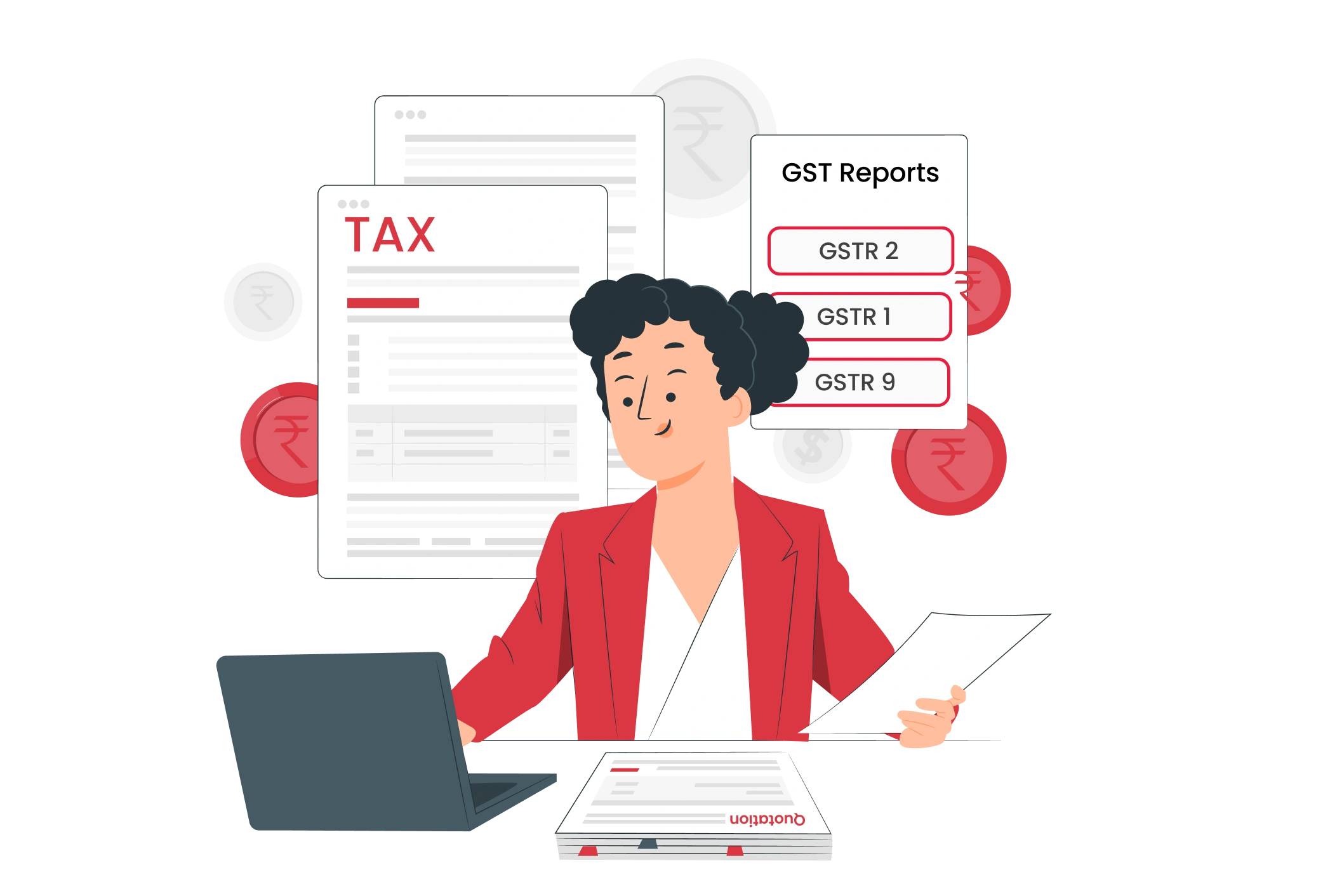 Automatic gst calculations