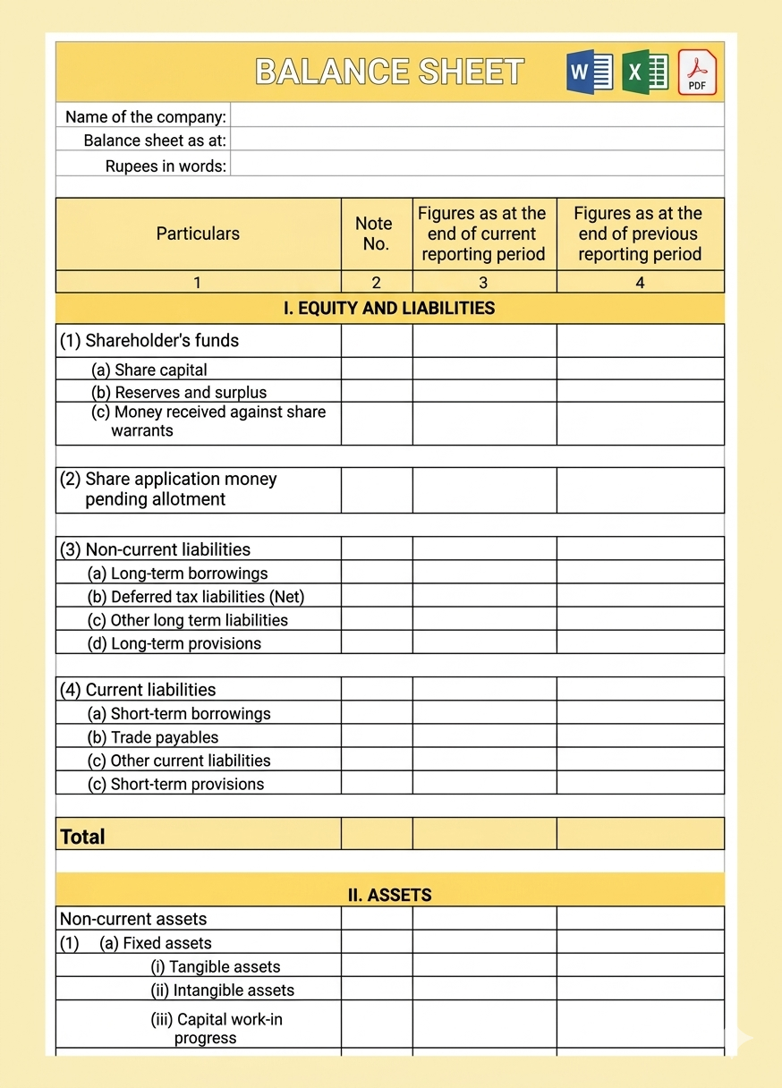 Balance sheet format hero image
