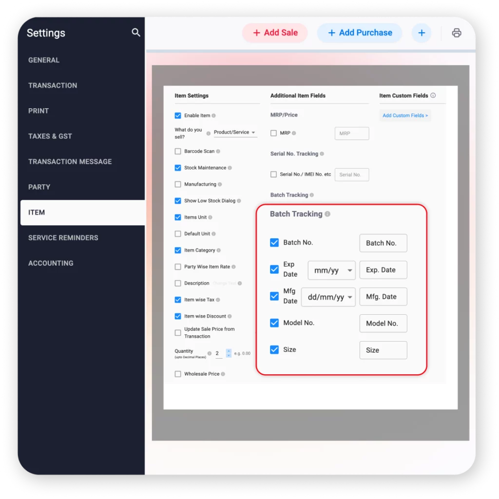 Batch Tracking in Inventory Management Software