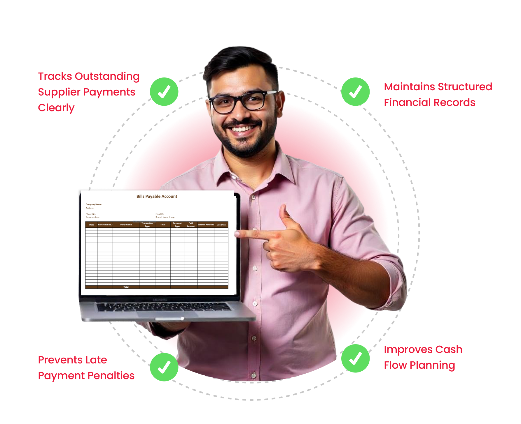 Benefits of Using bills payable account format