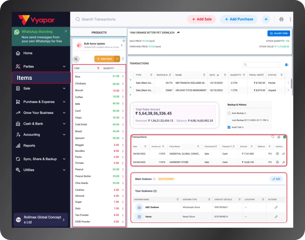 Enterprise Inventory management