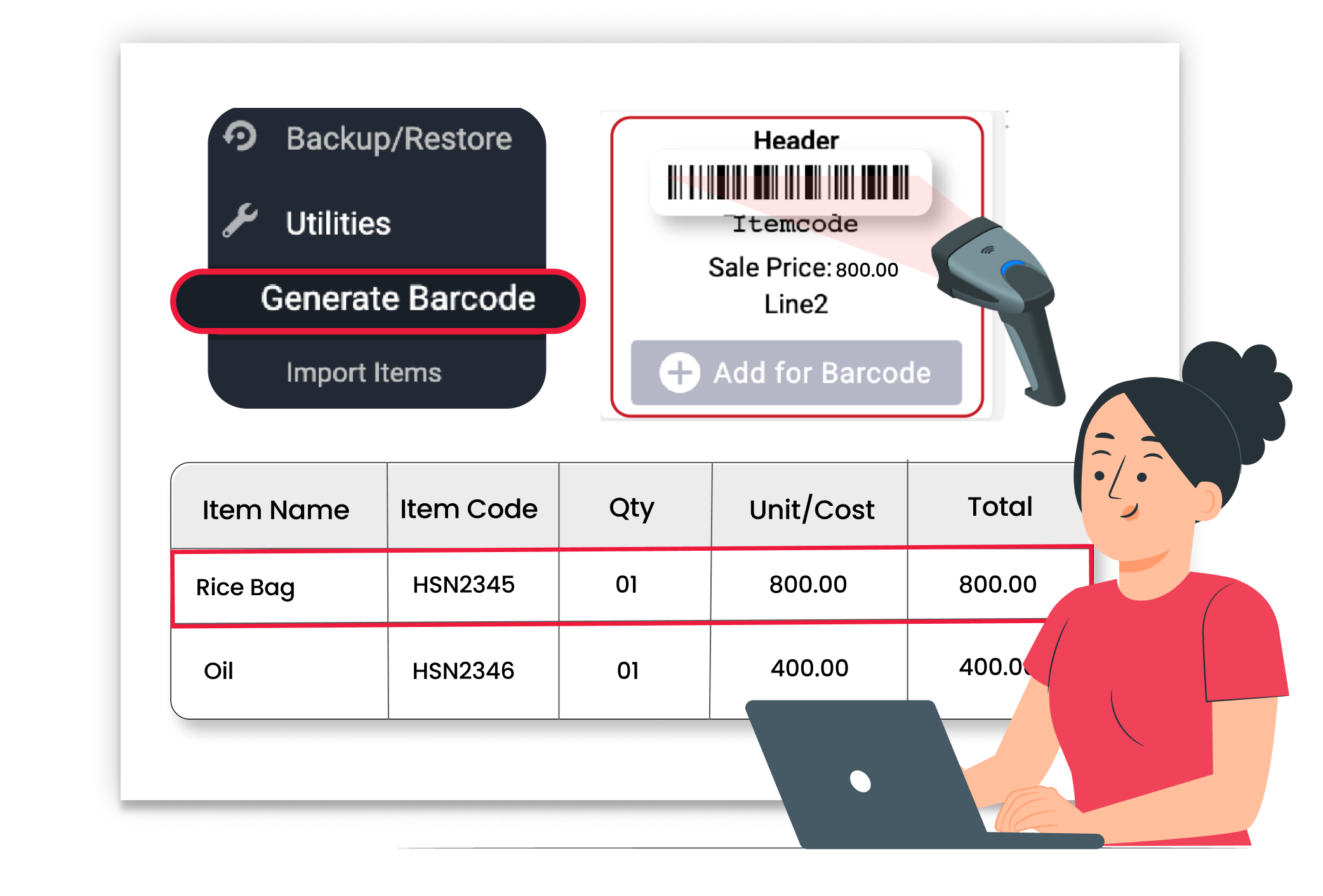 Fast Barcode-Based Checkout