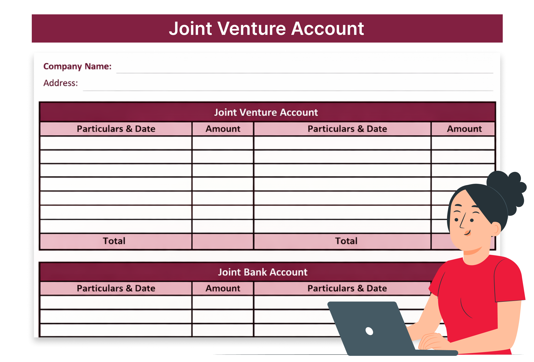 Joint Venture Account Format