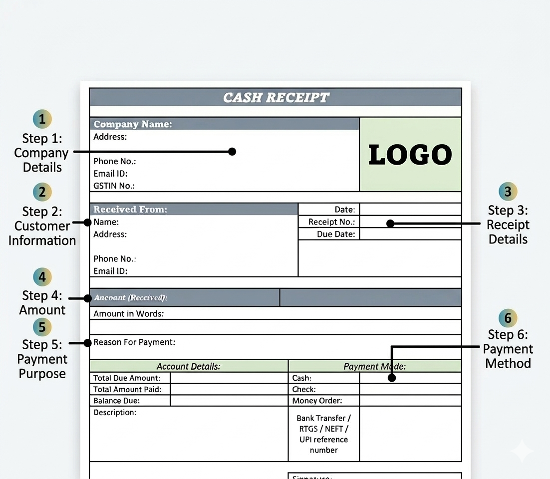 How to Use Cash Receipt Word Format