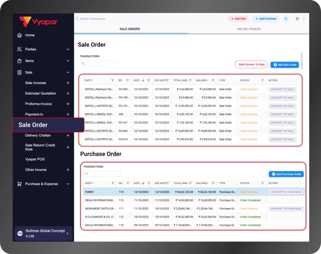 Effortless Order Management - Inventory Management Software