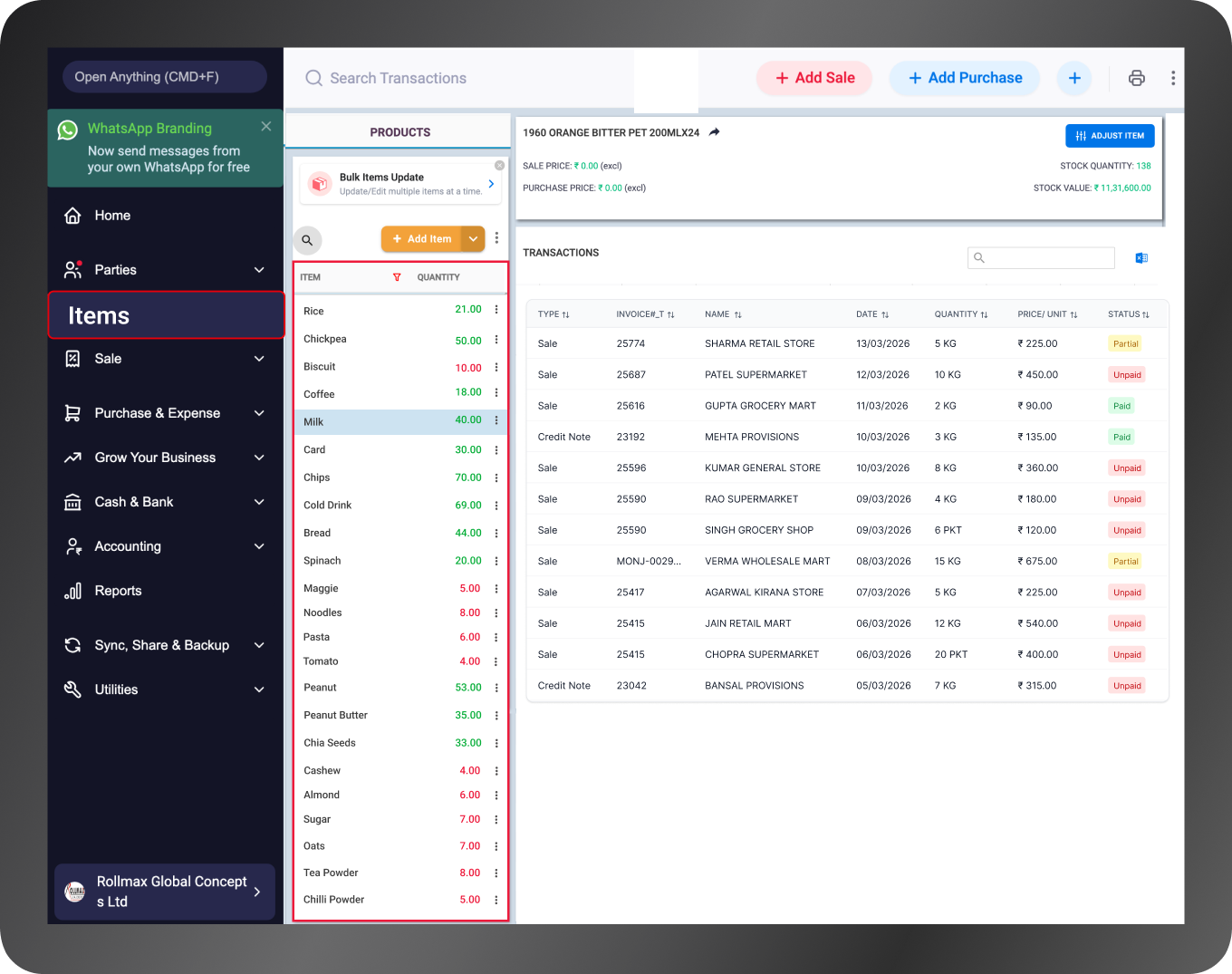 Real Time Inventory Tracking