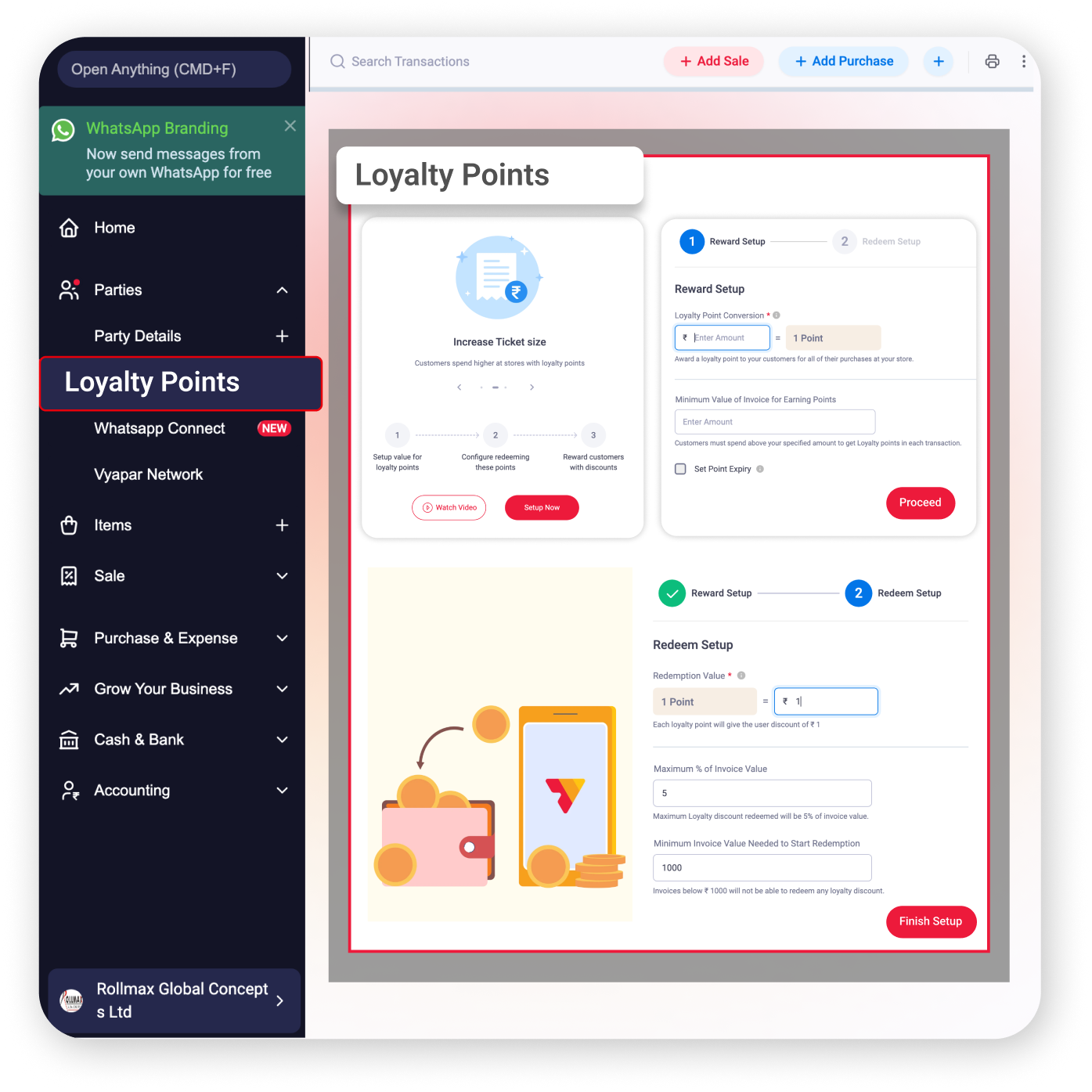 Reward Customers with Loyalty Points