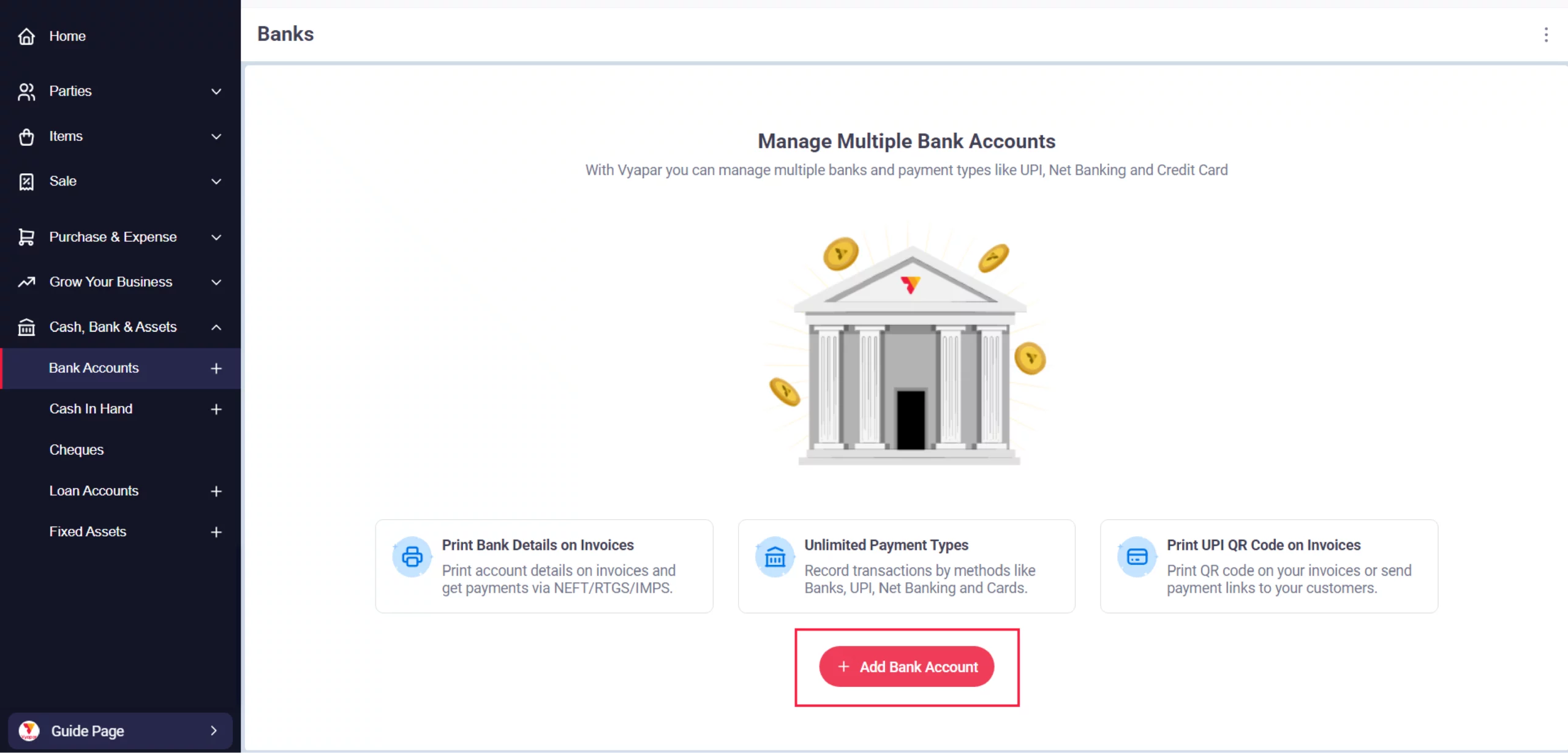  Add Bank Account