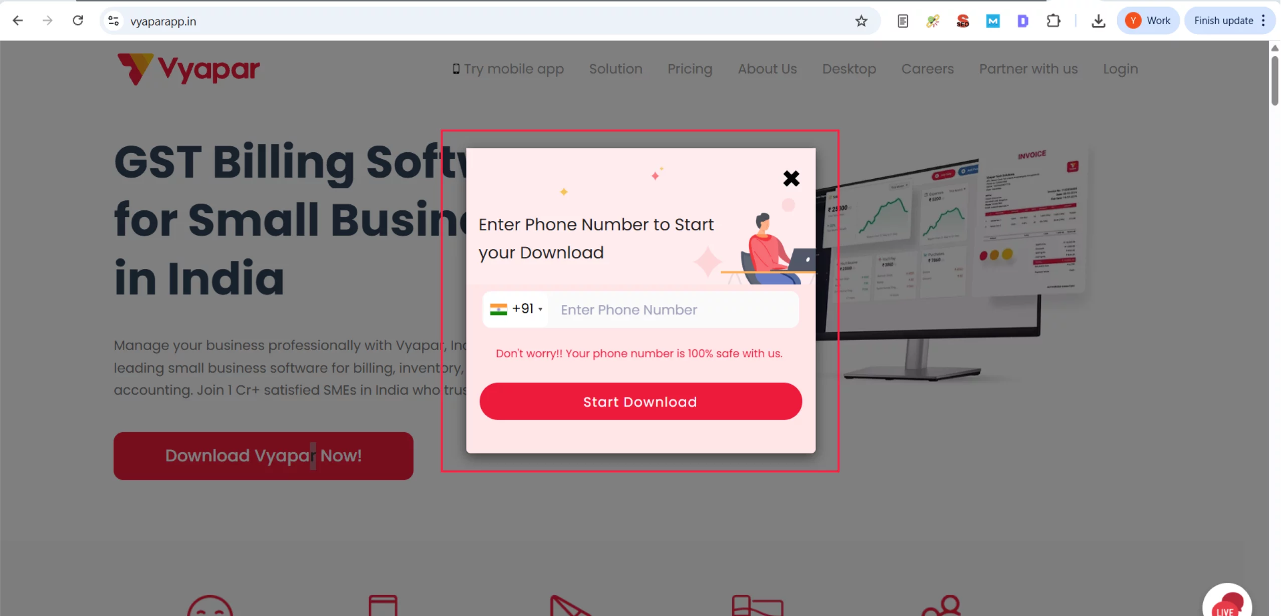 Install Vyapar on the Second Device